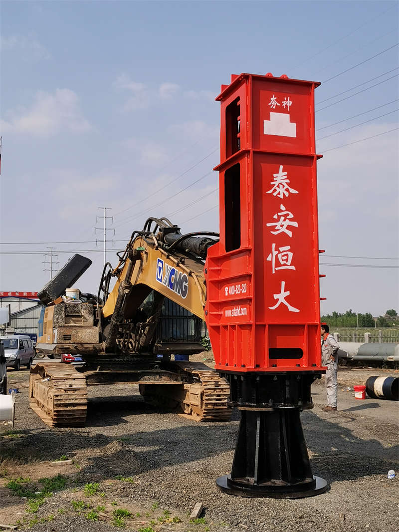 Rapid impact compaction machinery is being commissioned